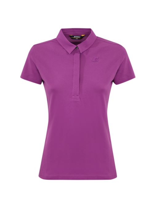 Polo Amanda piquet in cotone Violet K-WAY | K 1127GW521